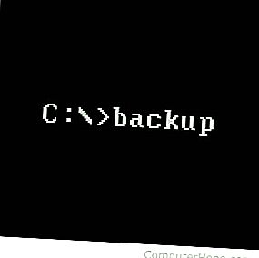 MS-DOS backup-kommando