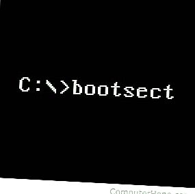 คำสั่ง bootsect บรรทัดคำสั่ง MS-DOS และ Windows