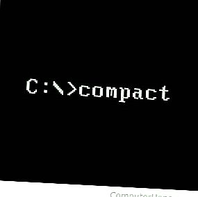 Comanda compactă a liniei de comandă MS-DOS și Windows