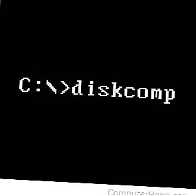 MS-DOS ו- Windows פקודת שורת הפקודה diskcomp