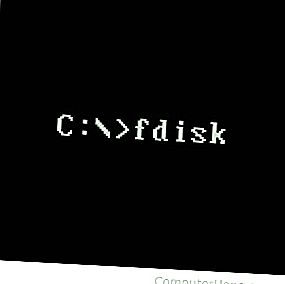 Comando fdisk de línea de comandos de MS-DOS y Windows