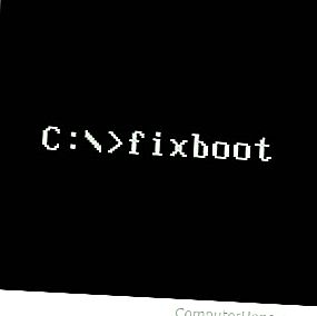 Comando fixboot de línea de comandos de MS-DOS y Windows