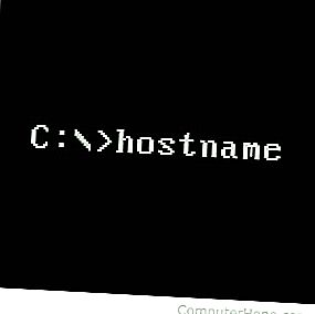 MS-DOS và Windows dòng lệnh hostname