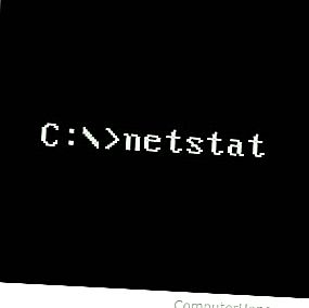 MS-DOS at Windows command line netstat command